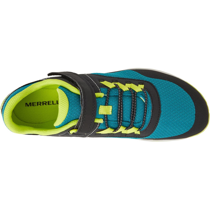 Дитячі кросівки Merrell Trail Glove 7 A/CS (30 EU, чорний, блакитно-зелений, лайм)