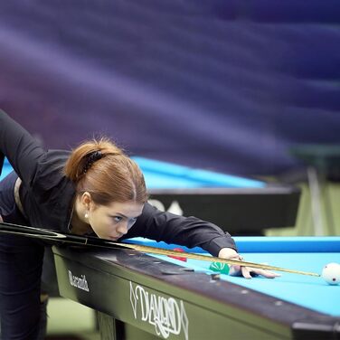 Більярдний кий ручної роботи, англійський снукер, 145 см, наконечник 10 мм, чорний колір