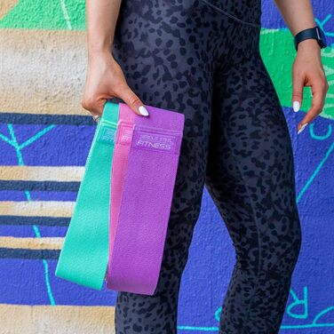 Еспандер для активації сідниць та стегон Serious Steel Fitness | Гумові стрічки для розминки перед присіданнями та становою тягою (3 шт. - L, M, H)