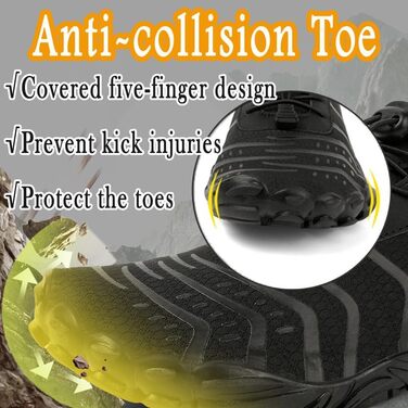 Босі кросівки для чоловіків та жінок широкі, для трейлу, з п'ятьма пальцями, мінімалістичні, з нульовим перепадом, для піших прогулянок, фітнесу, комфортні, легкі, для бігу, унісекс, розміри 36-46 EU, 39 EU, чорні