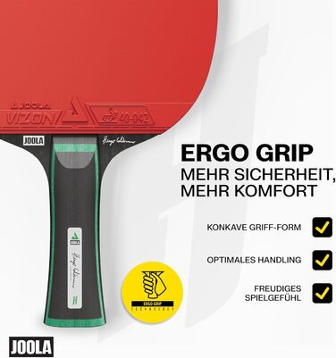 Набір для настільного тенісу JOOLA Hugo Calderano Edge: 2 ракетки + 3 м'ячі + чохол - 6 предметів
