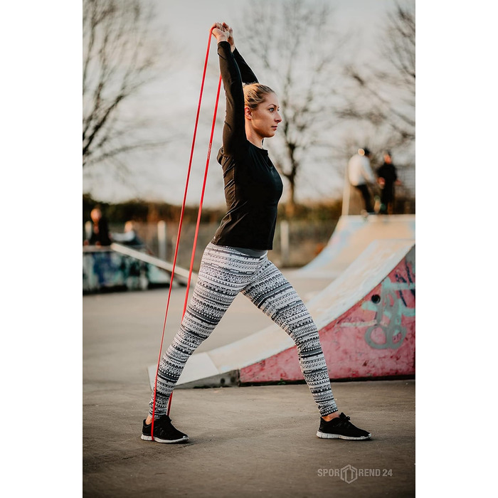Еспандери Sporttrend 24® для фітнесу та мобільності (104 см) різної сили та кольорів