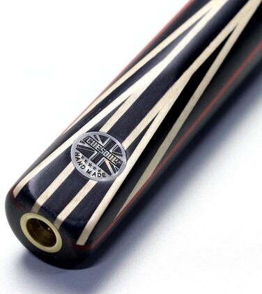 CUESOUL 57' Ручний Більярдний Кігонь з Ебену (Чорне Дерево) з Дизайном Union Jack, CSSC-GQ-2