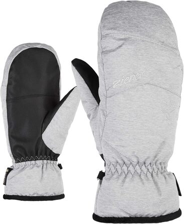 Жіночі лижні рукавиці Ziener Karril GTX, водонепроникні, дихаючі, для зимових видів спорту, розмір 8.5, світло-сірі