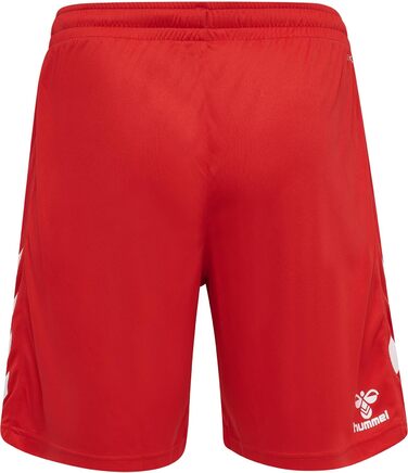 Спортивні чоловічі шорти Hummel Core XK Poy для тренувань та залу, дихаючі та швидкосохнучі, True Red, розмір XL