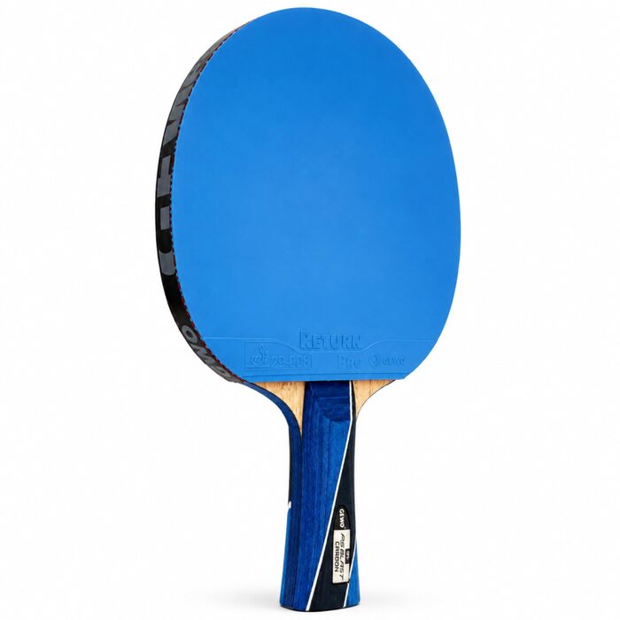Ракетка для настільного тенісу GEWO PS Blast Carbon ITTF: Професійна карбонова ракетка з гумою GEWO Return Pro, швидка, з високим обертанням, 1.8 мм губка