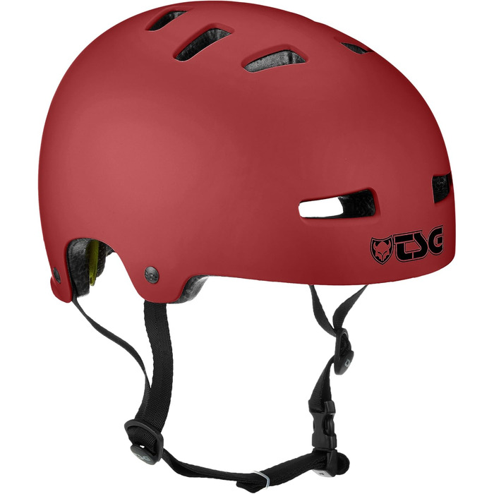 Шолом для BMX/Дьорт TSG Evolution, сатиновий бордовий, S/M