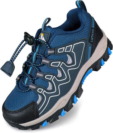 Дитячі трекінгові кросівки UOVO для активного відпочинку та спорту, блакитні, розмір 36