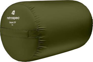 Спальний мішок Retrospec Dream 5°C, Мумія, для кемпінгу, Wacholder, Long