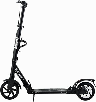 Самокат міський складаний ALU City Roller, великі колеса 145-250 мм, для дорослих і дітей