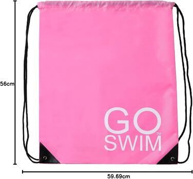 Дитячий жилет для плавання Go Swim Fab Flamingos L (3-6 років, 19-30 кг) з безкоштовною сумкою для плавання