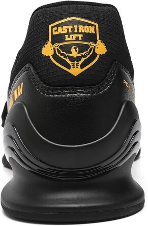 Взуття для важкої атлетики CASTIRON LIFT: кросівки для пауерліфтингу, важкої атлетики та CrossFit, для чоловіків та жінок (40 EU, Gold)