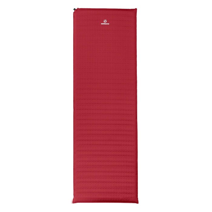 Outdoorer Trek Bed 3: Саморозгортальний килимок для кемпінгу та трекінгу, 5 см, червоний