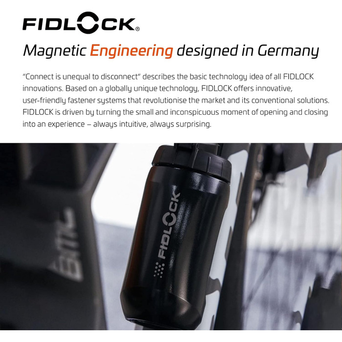 Пляшка для води Fidlock з конектором Twist, 450 мл, чорна