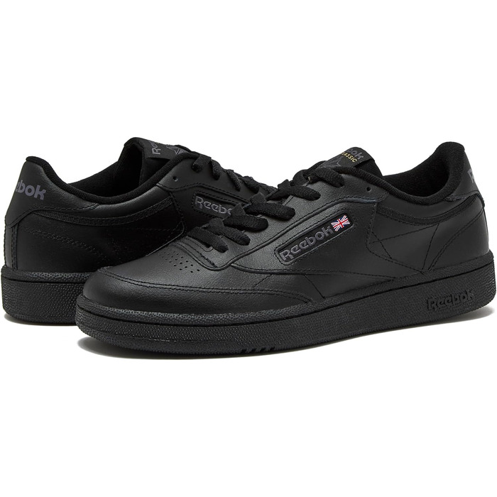 Чоловічі кросівки Reebok Club C 85, білі, 40 розмір, для спорту, чорний, вугільний, 44 EU