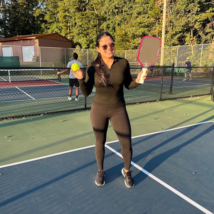 Набір ракет для піклболу Pro, 2 шт. з вуглецевого волокна 3K, USAPA, рожевий та блакитний