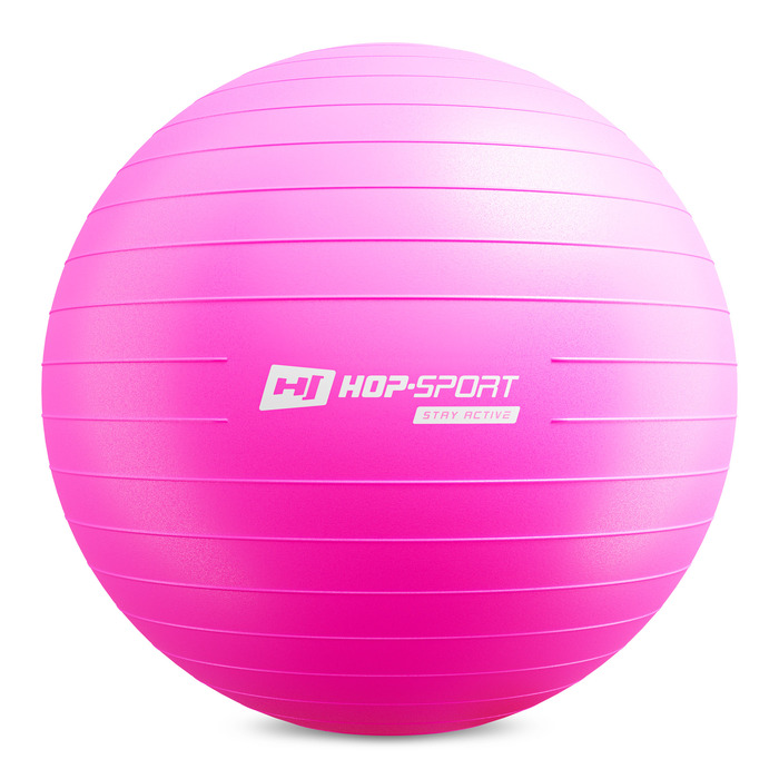 Фітбол Hop-Sport 75см маджента + насос