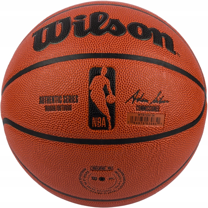 Баскетбольний м'яч WILSON NBA AUTHENTIC In/Out WTB7200, розмір 6