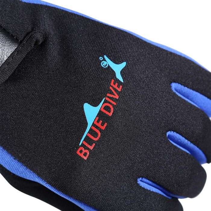 Рукавички для дайвінгу VGEBY1, 1 пара, 3 кольори, п'ятипалі неопренові рукавички для дайвінгу, снорклінгу, каякінгу, серфінгу та інших водних активностей, темно-синій L