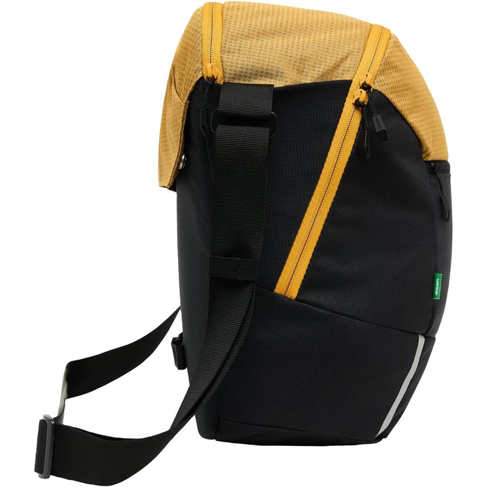 Сумка-месенджер VAUDE Cycle Messenger L для велосипеда, 20 л, з дощовиком, універсальний розмір, жовта