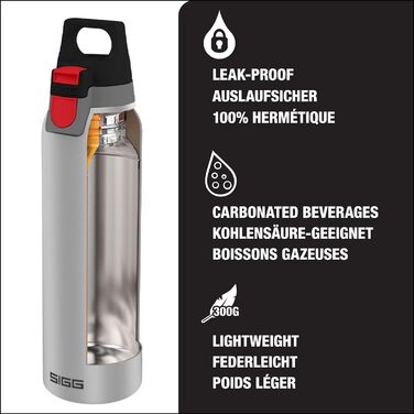 Термос-гуртка SIGG Hot & Cold One з ситечком для чаю, ізольована, не протікає, BPA-free, нержавіюча сталь 18/8, 0.3/0.5/0.55 л