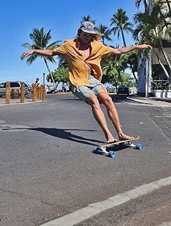 Лонгборд JUCKER HAWAII PAU HANA для круїзингу та фрірайду, чорні підвіски, для новачків і профі