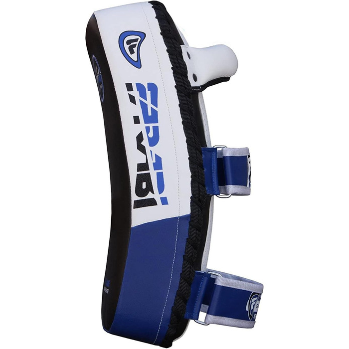 Подушки для ударів Farabi Sports Curved Kick Pads, сині - для кікбоксингу, ММА, Муай Тай, тренувань та кікбоксингу