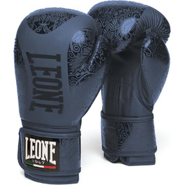 Боксерські рукавички Leone 1947 Maori 12oz сині - професійні для тренувань та спарингів