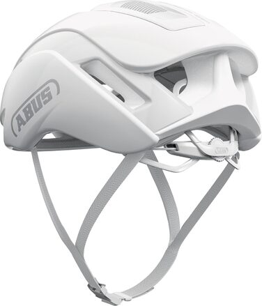 Велосипедний шолом ABUS Gamechanger 2.0, аеродинамічний, розмір L (57-61 см), білий, для шосейного велоспорту, високопродуктивний