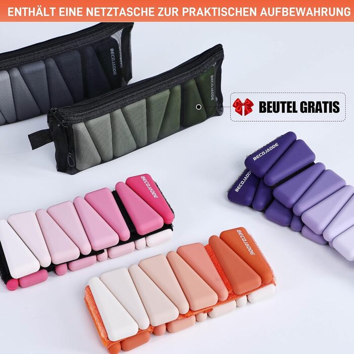 Набір манжетів для ніг BECOJADDE (0.45kg/0.9kg) для жінок та чоловіків. Регульовані ваги для ніг та рук. Ідеально для дому, пілатесу, йоги, ходьби, бігу та тренувань. (Оранжевий, по 0.9kg, пара 1.8kg)