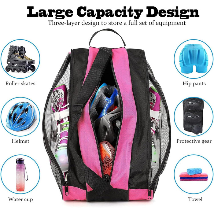 Роликова сумка, рожева, Oxford-тканина, для дорослих та дітей