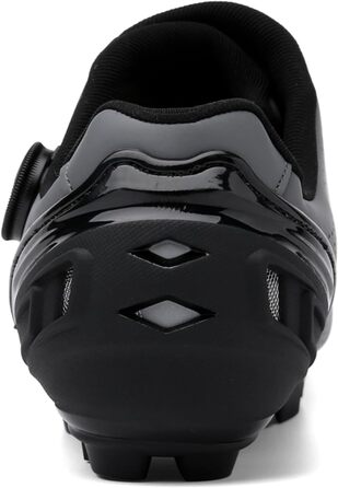 Велосипедні черевики SDEQA для MTB, чоловічі/жіночі, сумісні з SPD, з клітами, унісекс, сірий (46 EU)