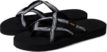 Жіночі сандалії Teva Olowahu W's - пальці, чорно-білі (40 EU)