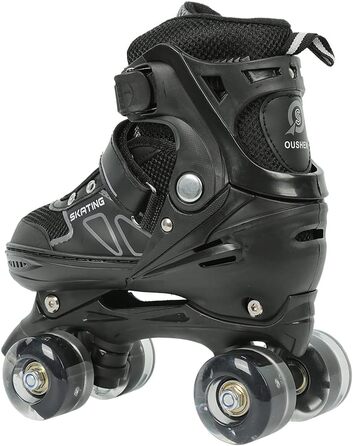 Інлайнери для дітей та дорослих | Роликові ковзани з великими колесами 76 мм | Регульовані інлайнери для дітей, підліток та дорослих | Безпечні роликові ковзани для активного відпочинку | Інлайнери з підсвічуванням, подарунок для дітей та підлітків, розмі