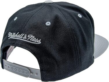 Кепка Mitchell & Ness 2 Tone Box Logo Snapback, чорно-сіра, універсальний розмір
