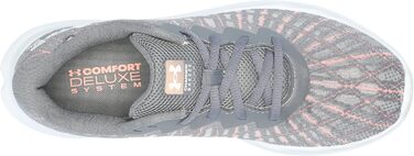 Чоловічі бігові кросівки Under Armour Charged Breeze 2 (45.5 EU, Сірий/Помаранчевий)