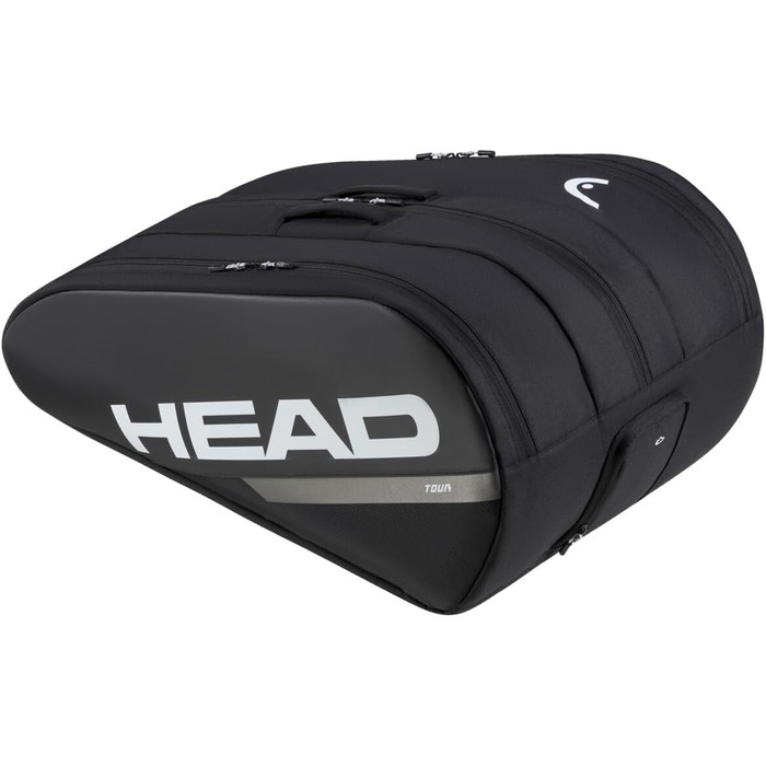 Тенісна сумка HEAD Tour XL для дорослих, чорна/біла, унісекс