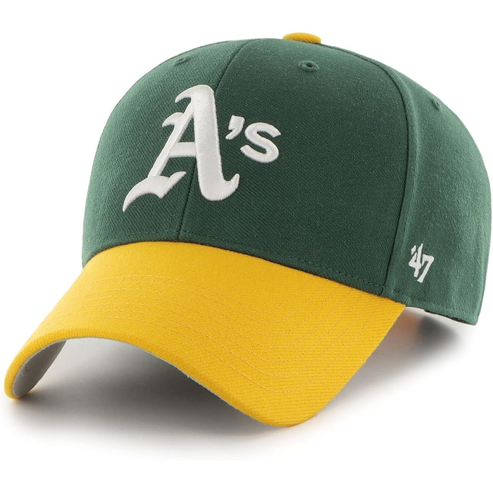 Кепка бейсболка 47 Brand Boston Red Sox чорна, регульована, зелений козирок - MLB Snapback
