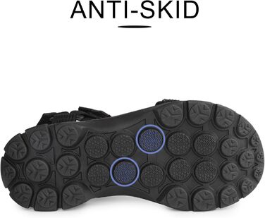 Жіночі сандалії Riehmot для активного відпочинку, чорні, 41 EU