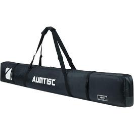 Чохол для лиж AUMTISC Skitasche: міцний, з регульованою ручкою, 170-185 см, чорний