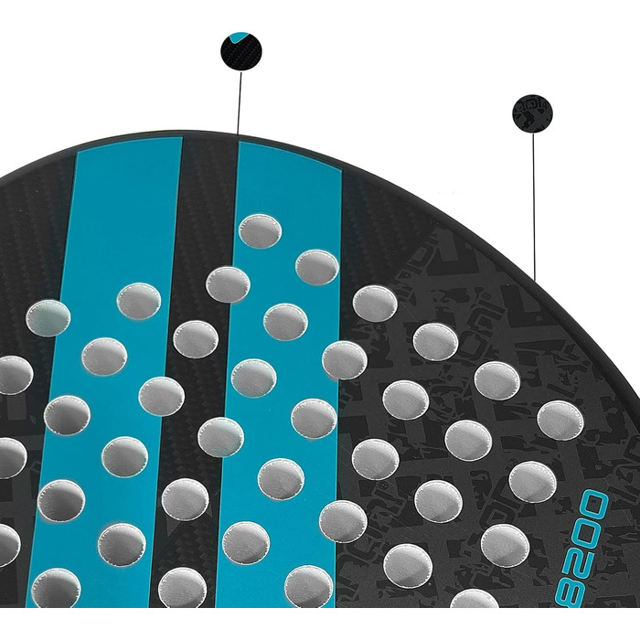 Плече для падел-тенісу IANONI, карбонова поверхня, ядро з піни Eva Memory Flex, колір блакитний