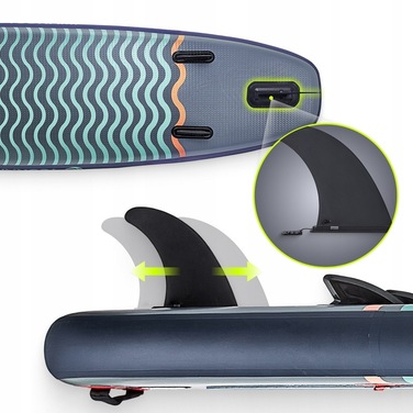 Надувна SUP-дошка TSUNAMI Wave T03 (350 см) з веслом та сидінням