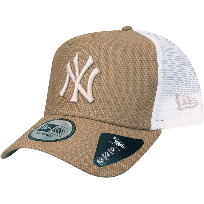 Кепка New Era Mesh Trucker Cap з логотипом New York Yankees, білий, універсальний розмір