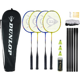 Бадмінтонна ракетка Dunlop Sports Nitro-Star, універсальна, синя/жовта/червона/чорна