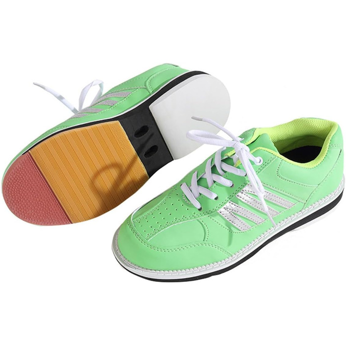 Жіночі боулінгові черевики VEACAM для початківців з ковзною підошвою, тренувальні, легкі, зелені (40 EU)