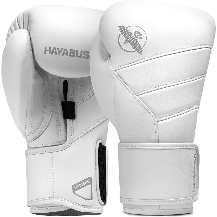 Боксерські рукавички Hayabusa T3 Kanpeki 16oz білі натуральна шкіра