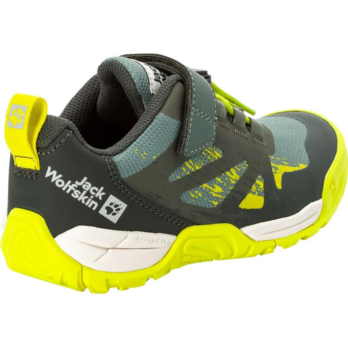 Дитячі трекінгові кросівки Jack Wolfskin Vili Action Low K (36 EU, Olive Green)