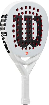 Падель ракетка Wilson Bela LT V2.5, карбон/EVA, 355 г, біла