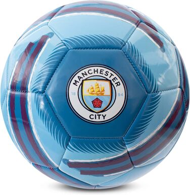 М'яч для футболу Hy-Pro Cyclone | Офіційно ліцензований Манчестер Сіті | Розмір 5 | Тренувальний, ігровий, колекційний | Для дітей та дорослих