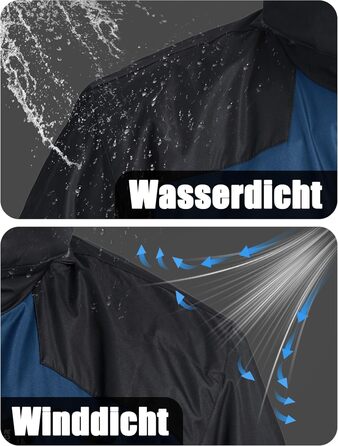 Чоловіча зимова куртка MAGCOMSEN з флісовою підкладкою, водонепроникна та вітронепроникна, тепла Softshell куртка для активного відпочинку з капюшоном (XXL, Коричневий)